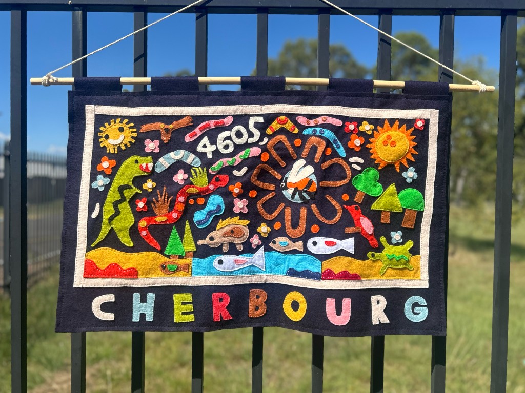 Cherbourg collaborative felt work, 2026