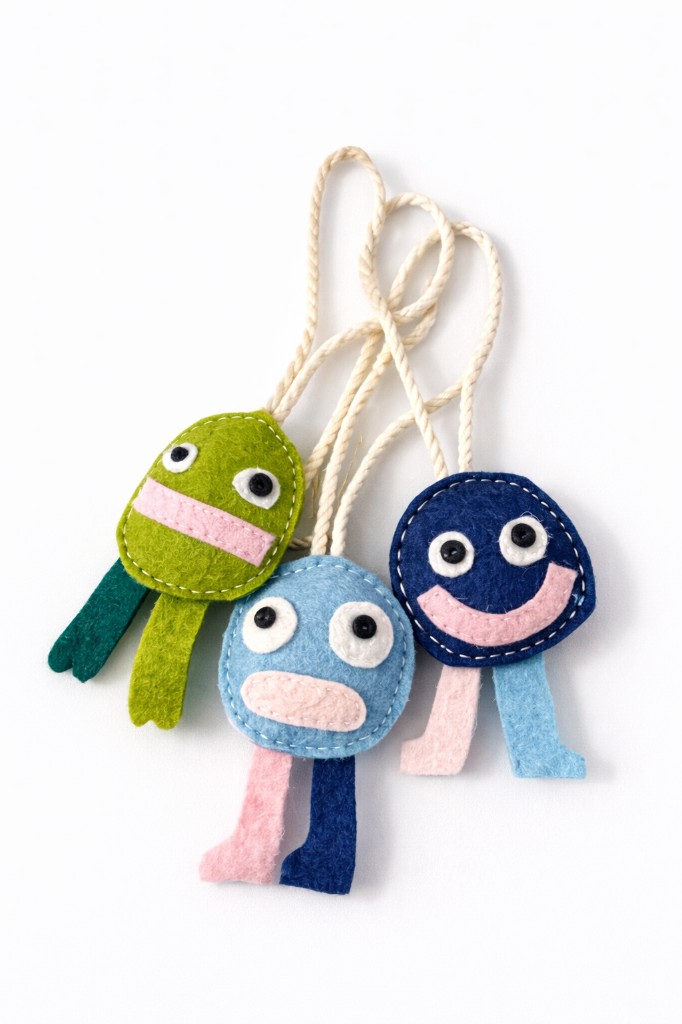 Felt charms