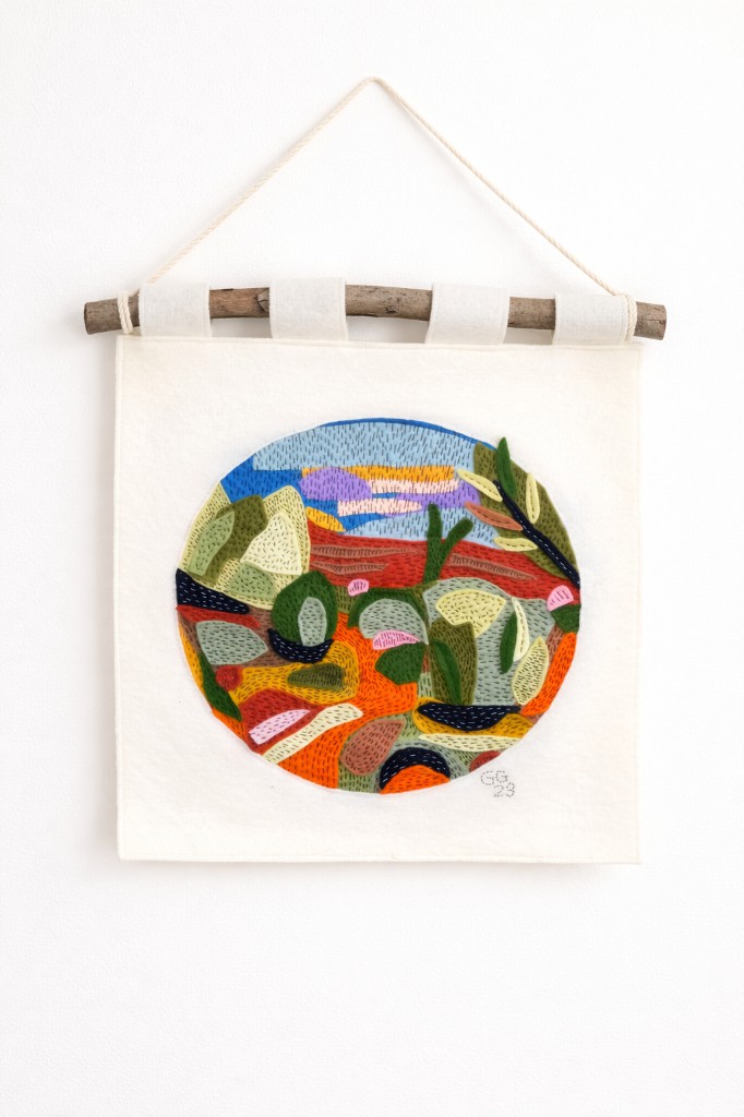 Felt landscape, Arrente Country