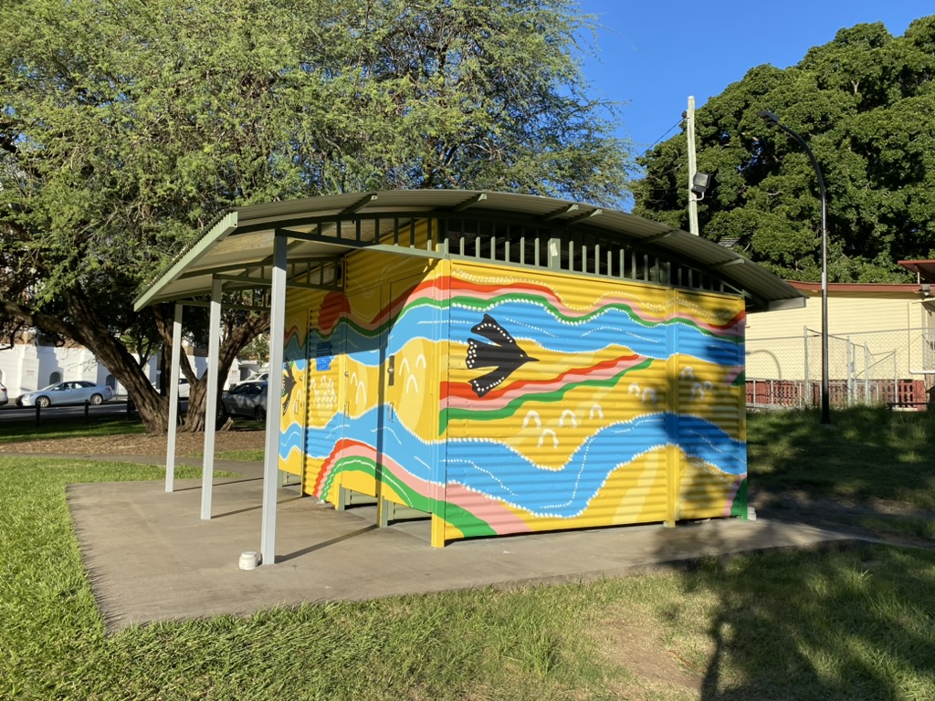 Musgrave Park mural with Shaniah Thomason